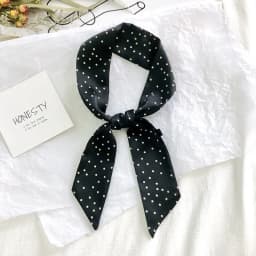 2025 New Style Fashion Ribbon Narrow Silk Scarf Women Small Long Decorative Hair Band Printed Silk Skinny Scarf Neckerchief