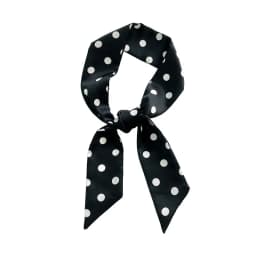 2025 New Style Fashion Ribbon Narrow Silk Scarf Women Small Long Decorative Hair Band Printed Silk Skinny Scarf Neckerchief