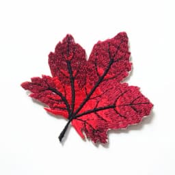 Maple Leaf Embroidery Sticker Parches Ropa Termoadhesiv Bordados Embroidery Patch Patches For Clothing Pegatinas De Planchar Swe