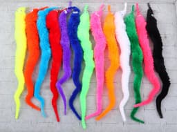 New Lovely Funny Long Plush Worm Drop Earrings For Women Personality Animal Insect Dangle Earrings Fashion Party Jewelry