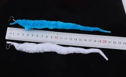 New Lovely Funny Long Plush Worm Drop Earrings For Women Personality Animal Insect Dangle Earrings Fashion Party Jewelry