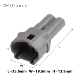 2/10/20/50 Sets 2 Pin Sumitomo Auto Waterproof Wire Harness Male Female Grey Waterproof Connector Plug 6187-2311 6180-2321