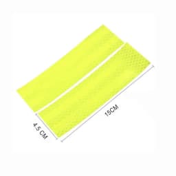 Motorcycle Reflective Sticker Strips Rear Side Top Luggage Box Suitcase Case Trunk Decorative Topbox Night Safety Warning Strip