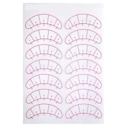 70 Pairs False Eyelash Eye Sticker Eyelashes Extension Grafted Eyelash Eye Pads Paper Patches Wraps Practice Patches MakeUp Tool