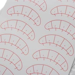 70 Pairs False Eyelash Eye Sticker Eyelashes Extension Grafted Eyelash Eye Pads Paper Patches Wraps Practice Patches MakeUp Tool