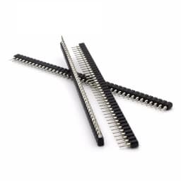 5/20/50PCS 1x40P 2.54mm Round Hole Female Header Tin Single Row 40Pin 0.1" Breakable Stackable PCB IC Crystal Socket Connector