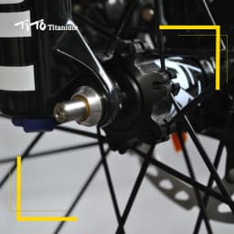 TiTo Titanium 1 Pair Quick Release Titanium Ti Skewers Road Bike MTB Wheels Hub Mountain Bicycle Lightest