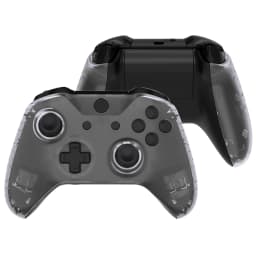 eXtremeRate Custom Top Shell Front Housing Faceplate Fix Kits for Xbox One X & One S Controller (Model 1708) - Clear Series