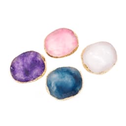 Resin Agate Stone Nail Color Palette Gel Polish Pallet Mixing Drawing Paint Plate DIY Nail Art Display Shelf Manicure Tools
