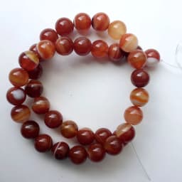 Natural Stone Beads Two Style Striped Agat For Beading Brown Gules 4-12mm Dull Polish Wholesale Beads For Jewelry DIY Accessorie