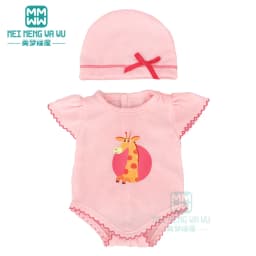 Clothes for Doll Fit 40cm New Born Doll Accessories Soft Piece Crawling Clothes