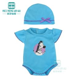 Clothes for Doll Fit 40cm New Born Doll Accessories Soft Piece Crawling Clothes