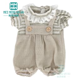 Clothes for Doll Fit 40cm New Born Doll Accessories Soft Piece Crawling Clothes