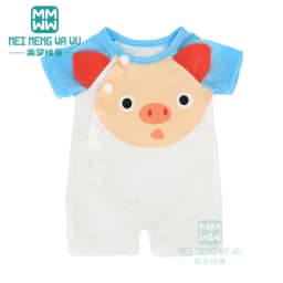 Clothes for Doll Fit 40cm New Born Doll Accessories Soft Piece Crawling Clothes