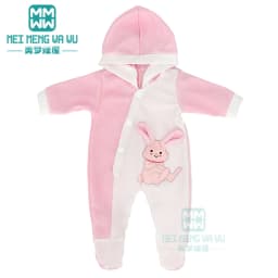 Clothes for Doll Fit 40cm New Born Doll Accessories Soft Piece Crawling Clothes