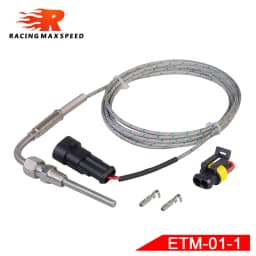Car Exhaust Temp Sensor Gauge Exhaust Gas Temp Sensor EXT Temperature Sensor 0-1000 C ETM-01-1