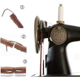 3/16" 5mm Household Home Old Sewing Machines Accessory 72" 183cm Leather Belt Treadle Parts With Hook For Singer Sewing Machine