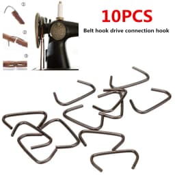 3/16" 5mm Household Home Old Sewing Machines Accessory 72" 183cm Leather Belt Treadle Parts With Hook For Singer Sewing Machine
