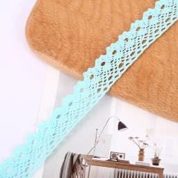 5Yard/Lot 25mm White Beige Cotton Lace Hometexile Cloth Wrap Knitting Embellishments DIY Patchwork Craft Lace Trims scrapbooking