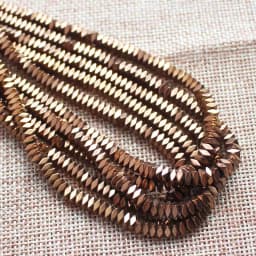 Natural Hematite Plated color Faceted Rectanger1x2/2x3/2x4mm Loose beads,For DIYJewelry making! Mixed wholesale for all items !