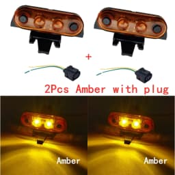 2pcs 24V For Volvo FH FM Truck Cab Roof Marker Light For FH13 truck top lamp OEM 82116545 21087346