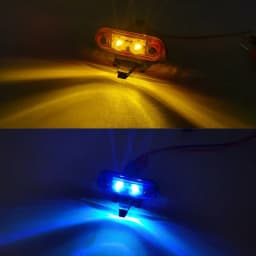 2pcs 24V For Volvo FH FM Truck Cab Roof Marker Light For FH13 truck top lamp OEM 82116545 21087346
