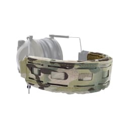 Tactical Headset Cover With D-Buckle Hanger MOLLE Universal Headset Cover Camouflage Durable Headset Cloth Hunting Shooting