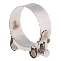 Motorcycle Exhaust Pipe Clamps Clip Fit Size 32-35 / 36-39 / 40-43 / 44-47 / 48-51 / 52-55mm Stainless Steel Exhaust Clamp