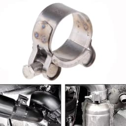 Motorcycle Exhaust Pipe Clamps Clip Fit Size 32-35 / 36-39 / 40-43 / 44-47 / 48-51 / 52-55mm Stainless Steel Exhaust Clamp