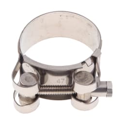 Motorcycle Exhaust Pipe Clamps Clip Fit Size 32-35 / 36-39 / 40-43 / 44-47 / 48-51 / 52-55mm Stainless Steel Exhaust Clamp