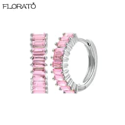 13mm Crystal Hoop Earrings for Women 925 Sterling Silver Needle Zircon Huggie Small Earrings Hoop Trend Piercing Jewelry Gifts