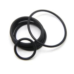 50Pcs NBR O Ring Seal Gasket Thickness CS 1mm OD 3~80mm Nitrile Butadiene Rubber Spacer Oil Resistance Washer Round Shape Black