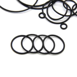 50Pcs NBR O Ring Seal Gasket Thickness CS 1mm OD 3~80mm Nitrile Butadiene Rubber Spacer Oil Resistance Washer Round Shape Black