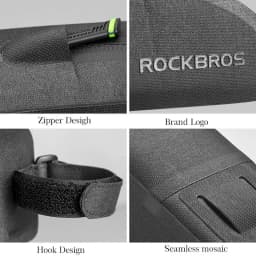 ROCKBROS Bike Bag Bicycle Panniers Frame Top Front Tube Waterproof Bag Cycling MTB Road Bag Storage Bicycle Accessories