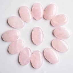 Wholesale high quality natural pink quartz stone Oval cabochon beads for jewelry Accessories making free shipping