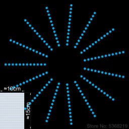 Luminous Stars Wall Stickers Glow in the Dark Moon/Heart/Round Decal for Kids Room Children Bedroom Store Hotel DIY Decoration
