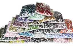 Wholesale Flatback Crystal AB Non Hotfix Rhinestones in Bulk Package SS3-SS20 Clear AB Strass for Nail Art Decoration