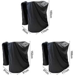 New Treadmill Cover, Folding Treadmill Cover, Dustproof and Waterproof Cover, Oxford Cloth Waterproof Sunscreen Cover(Black)