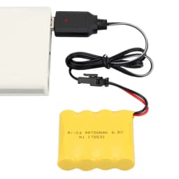 Charging Cable USB Battery Charger Ni-Cd Ni-MH Batteries Pack SM-2P Plug Adapter 4.8V 200mA Output Toys Car