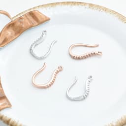 Earrings Clasp Hooks Findings Zirconia Handmade DIY Women Tassle Dangle Earrings Accessories