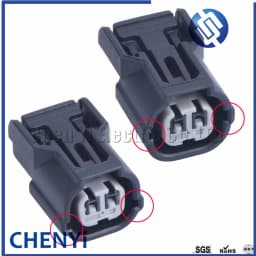 2 Pin inlet pressure sensor connector female waterproof HX040 Series plug 6188-0590 6189-0891 6189-0890 For Honda