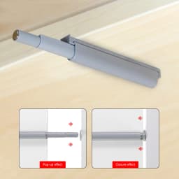 Kitchen Cabinet Catches Door Stop Drawer Damper BuffersSoft Quiet Close with Srews Invisible Handle Home Furniture Hardware