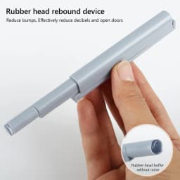 Kitchen Cabinet Catches Door Stop Drawer Damper BuffersSoft Quiet Close with Srews Invisible Handle Home Furniture Hardware