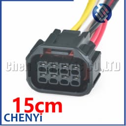 8 Pin car waterproof auto connector male or female LED headlight speaker plug sensor connectors 6181-6850 6189-7423 For Honda