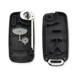KEYYOU Keyless Remote Modified Key Car Shell For Honda Civic CRV Accord Jazz 2/3 Buttons With HON66 Blade Perfect Replacement