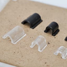 100pcs Rubber Bow Band Base Cabochons Connector For DIY Needlework Elastic Hair Bow Hairpin Jewelry Accessories Making Supplies