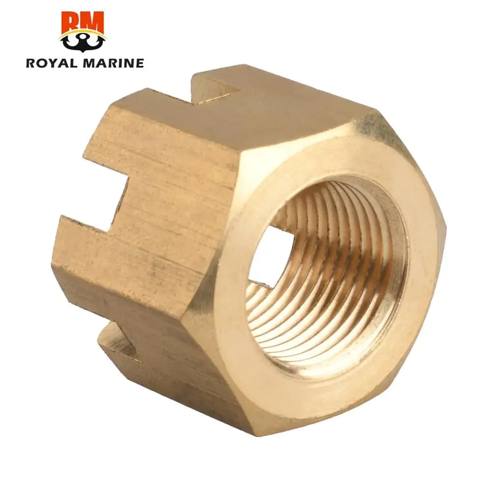 90171-10M01 Outboard Nut Castle For Yamaha Outboard 2T 4T 6HP 8HP 15HP Parsun F15-06000016 Hidea Seapro 90171-10M00 Boat Motor