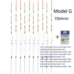 10PCS Floats Nano Bobber+10 Buoy Tubes+1 Bag Hooks River Lake Fishing Fresh Water Pesca Ice Fishing Tools Tackles Accessories