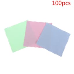 10/50/100pcs 8x8cm Polishing Cloth Set Jewelry Cleaning Cloths For Silver Gold Metals Keep Jewelry Shining Tools Jewelry Tools