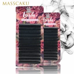 MASSCAKU Easy Fan Blooming Faux Mink Lashes Eyelashes Blooming Volume Eyelashes Long Lasting Eyelash Extension